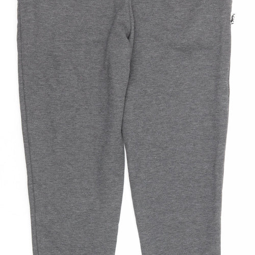 Lonsdale Mens Grey Polyester Sweatpants Trousers Size M L29 in Regular Drawstring