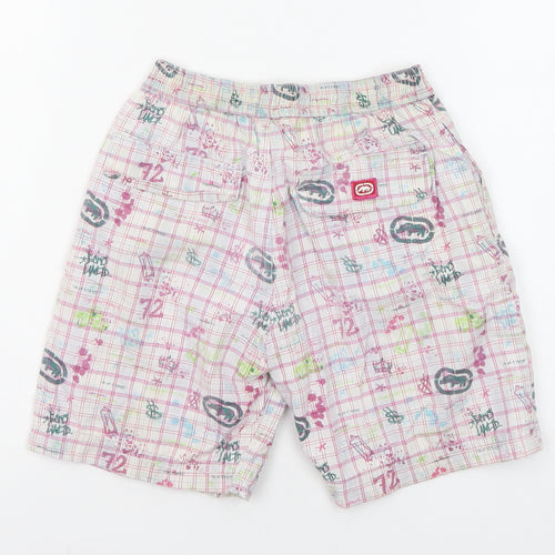 Ecko Unltd. Boys Multicoloured Geometric Cotton Bermuda Shorts Size 4-5 Years L6 in Regular