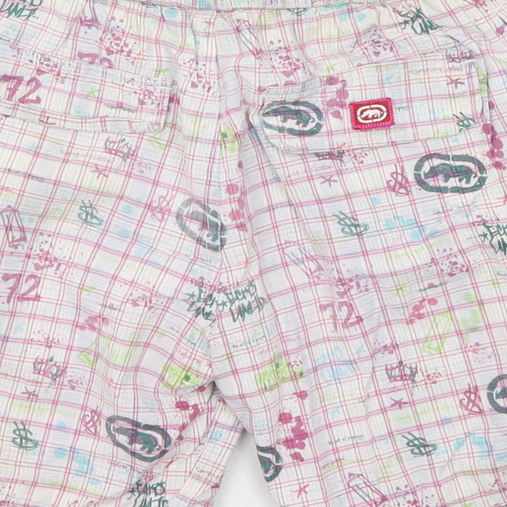 Ecko Unltd. Boys Multicoloured Geometric Cotton Bermuda Shorts Size 4-5 Years L6 in Regular