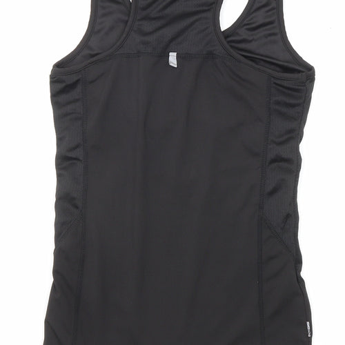 Karrimor Womens Black Polyester Basic Tank Size 10 Round Neck Pullover