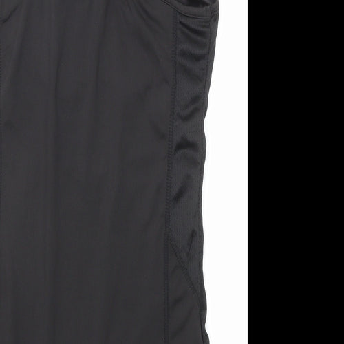 Karrimor Womens Black Polyester Basic Tank Size 10 Round Neck Pullover