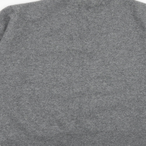 Cotswold Collection Womens Grey Round Neck Wool Pullover Jumper Size XL