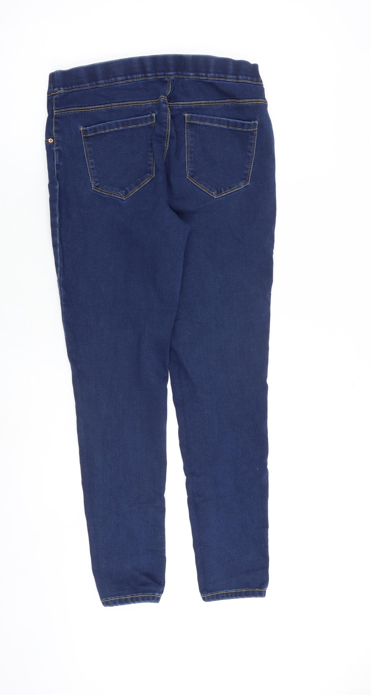 George Womens Blue Cotton Jegging Jeans Size 12 L28 in Regular