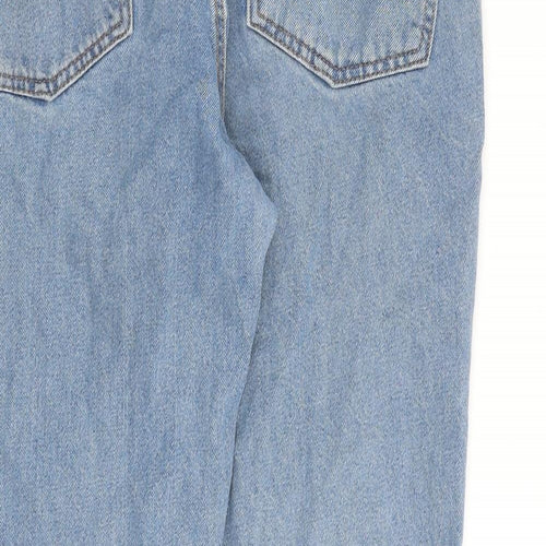 ASOS Mens Blue Cotton Tapered Jeans Size 33 in L30 in Regular Zip