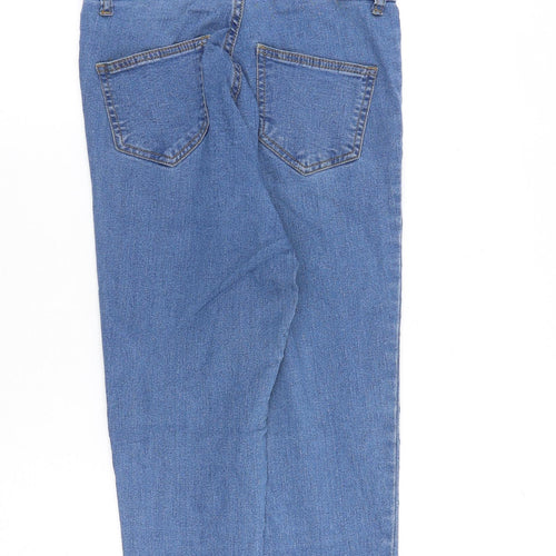 Dont think twice Womens Blue Cotton Skinny Jeans Size 8 L27 in Regular Zip