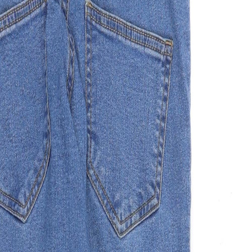 Dont think twice Womens Blue Cotton Skinny Jeans Size 8 L27 in Regular Zip