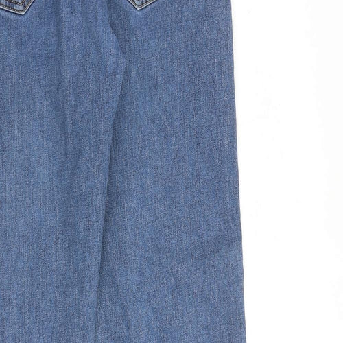 GANT Mens Blue Cotton Straight Jeans Size 30 in L32 in Slim Zip