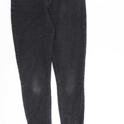 Glassons Womens Grey Cotton Skinny Jeans Size 6 L26 in Regular Zip - Ankle Zip