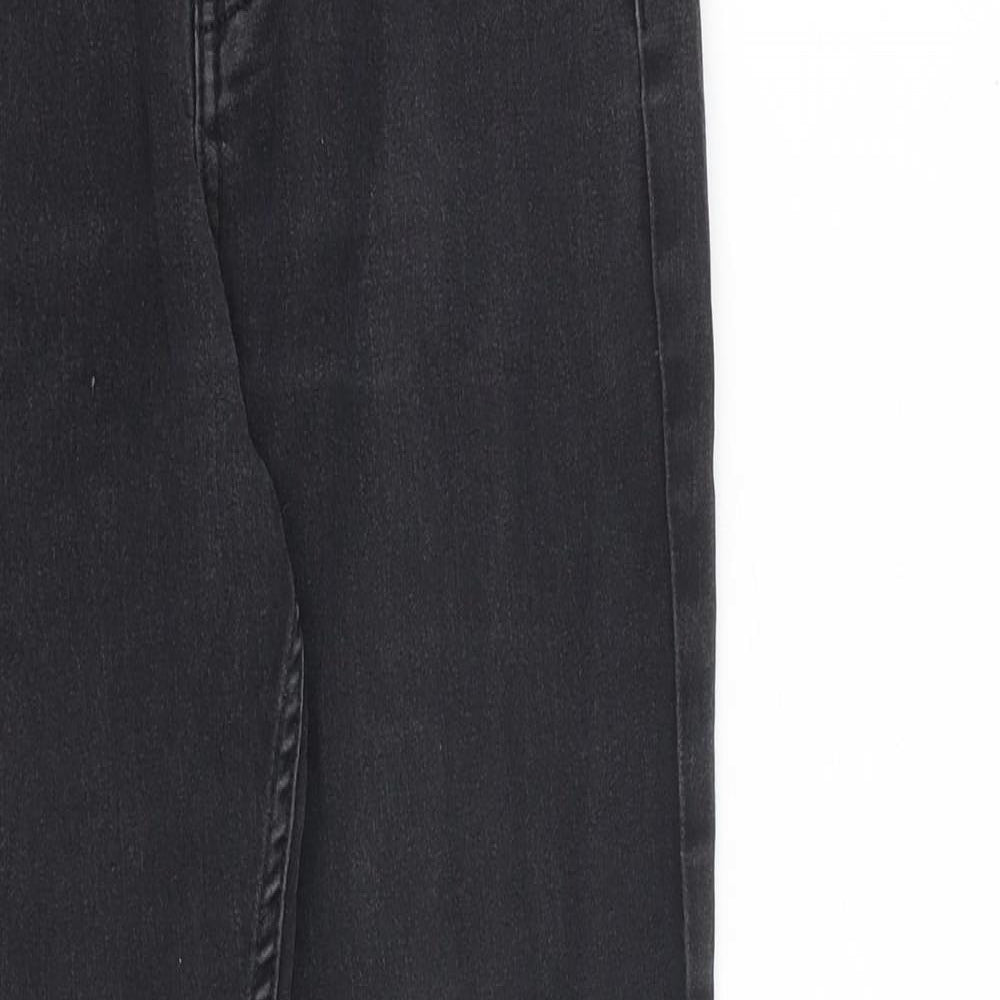 Glassons Womens Grey Cotton Skinny Jeans Size 6 L26 in Regular Zip - Ankle Zip