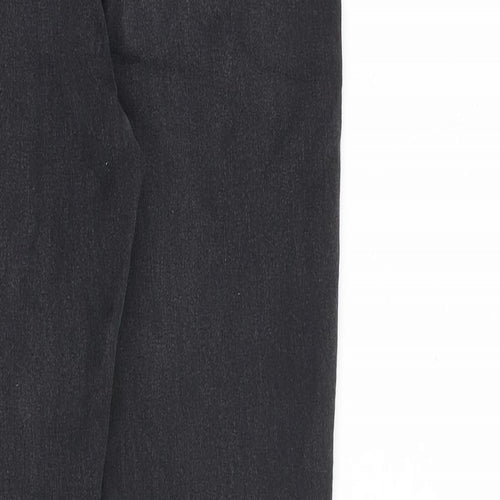 Glassons Womens Grey Cotton Skinny Jeans Size 6 L26 in Regular Zip - Ankle Zip