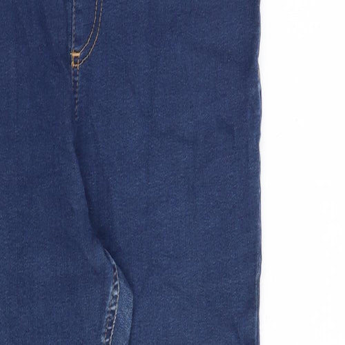 Marks and Spencer Womens Blue Cotton Jegging Jeans Size 14 L30 in Regular