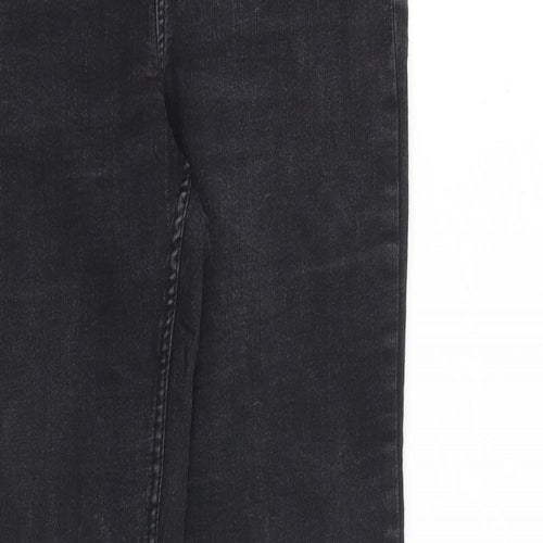 H&M Womens Grey Cotton Jegging Jeans Size 10 L30 in Regular