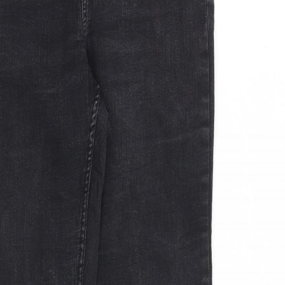 H&M Womens Grey Cotton Jegging Jeans Size 10 L30 in Regular