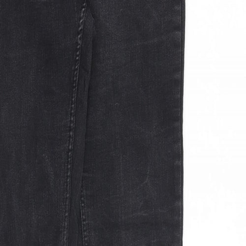 H&M Womens Grey Cotton Jegging Jeans Size 10 L30 in Regular