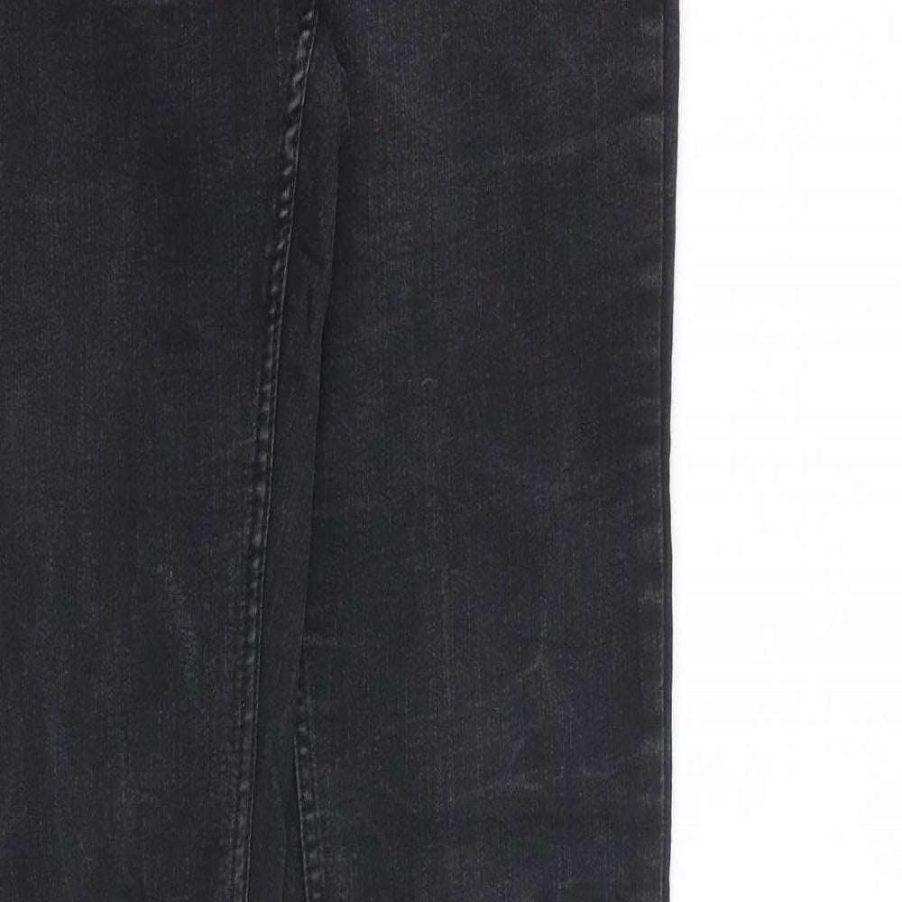H&M Womens Grey Cotton Jegging Jeans Size 10 L30 in Regular