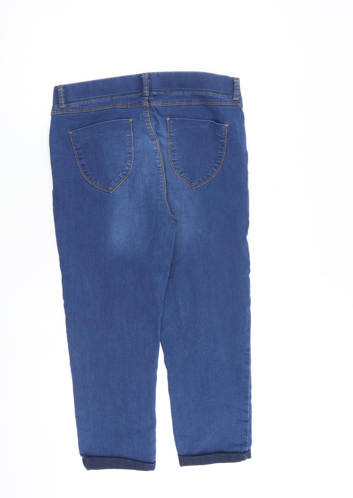 Dorothy Perkins Womens Blue Cotton Jegging Jeans Size 12 L22 in Regular