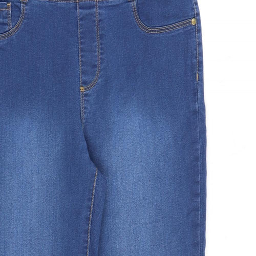 Dorothy Perkins Womens Blue Cotton Jegging Jeans Size 12 L22 in Regular