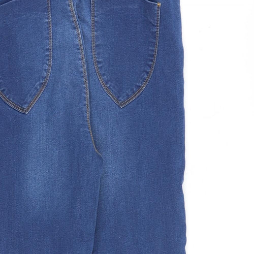 Dorothy Perkins Womens Blue Cotton Jegging Jeans Size 12 L22 in Regular