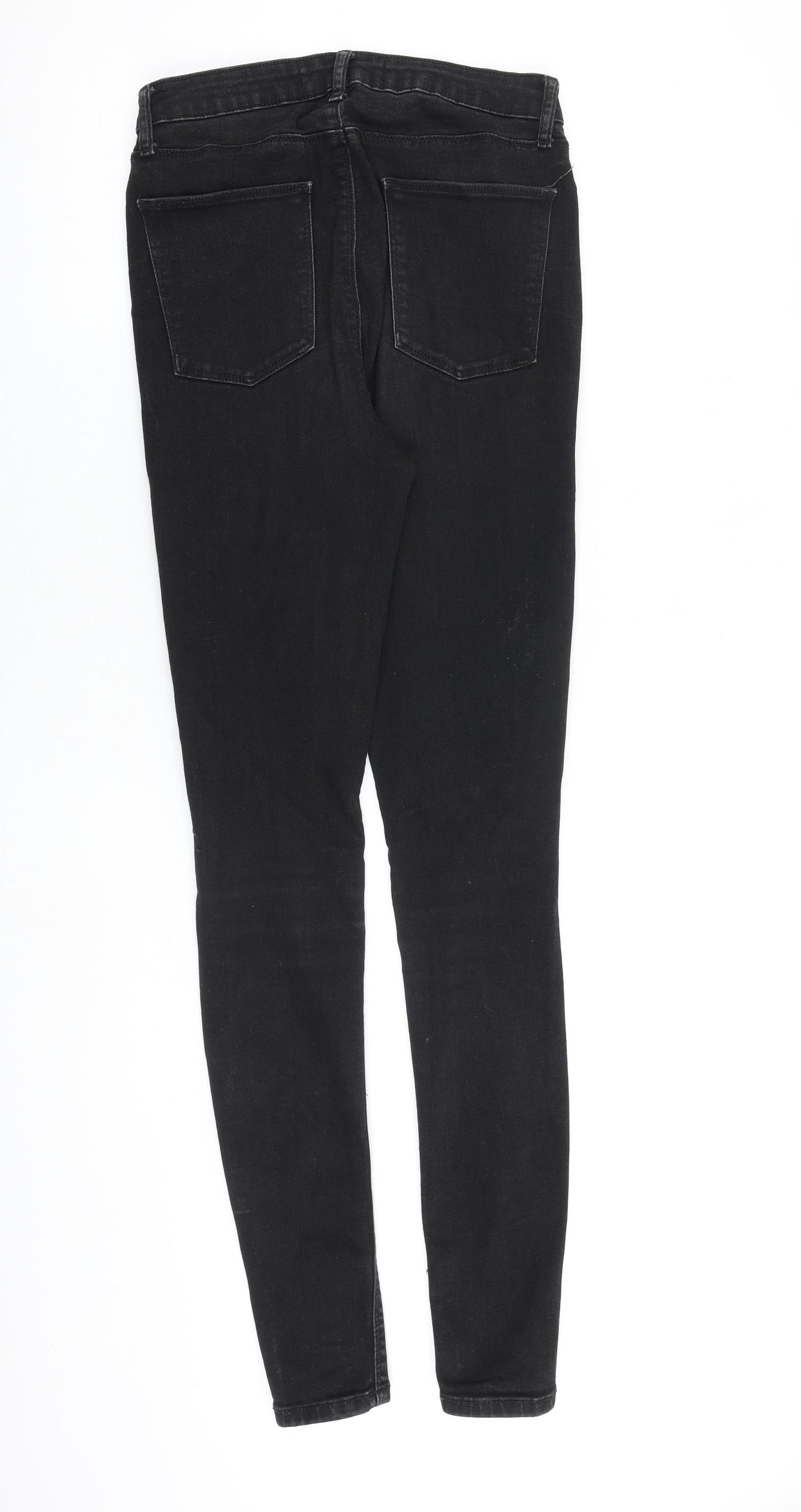 Very Womens Black Cotton Skinny Jeans Size 26 in L33 in Slim Zip