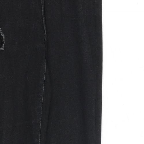 Very Womens Black Cotton Skinny Jeans Size 26 in L33 in Slim Zip