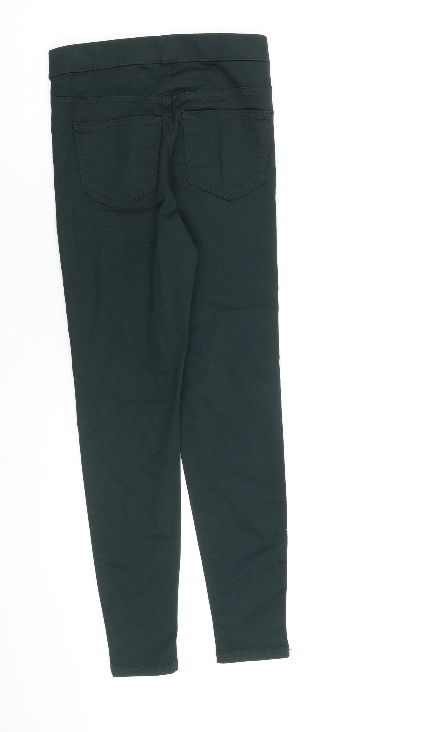 Marks and Spencer Womens Green Cotton Jegging Jeans Size 6 L26 in Regular
