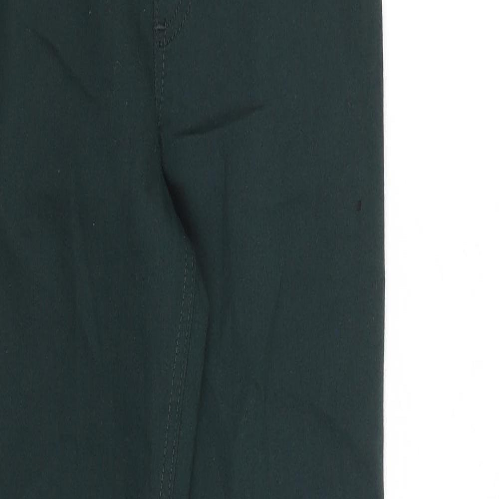 Marks and Spencer Womens Green Cotton Jegging Jeans Size 6 L26 in Regular