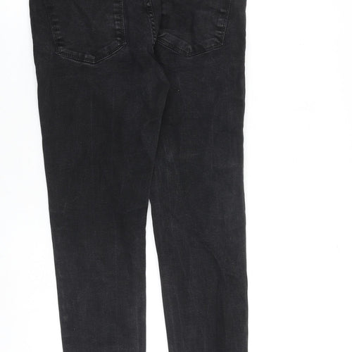 Denim & Co. Mens Grey Cotton Tapered Jeans Size 30 in L30 in Regular Zip