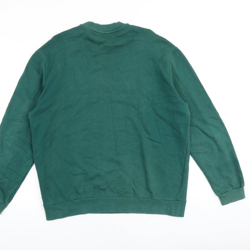 ASOS Mens Green Cotton Pullover Sweatshirt Size M - 1983