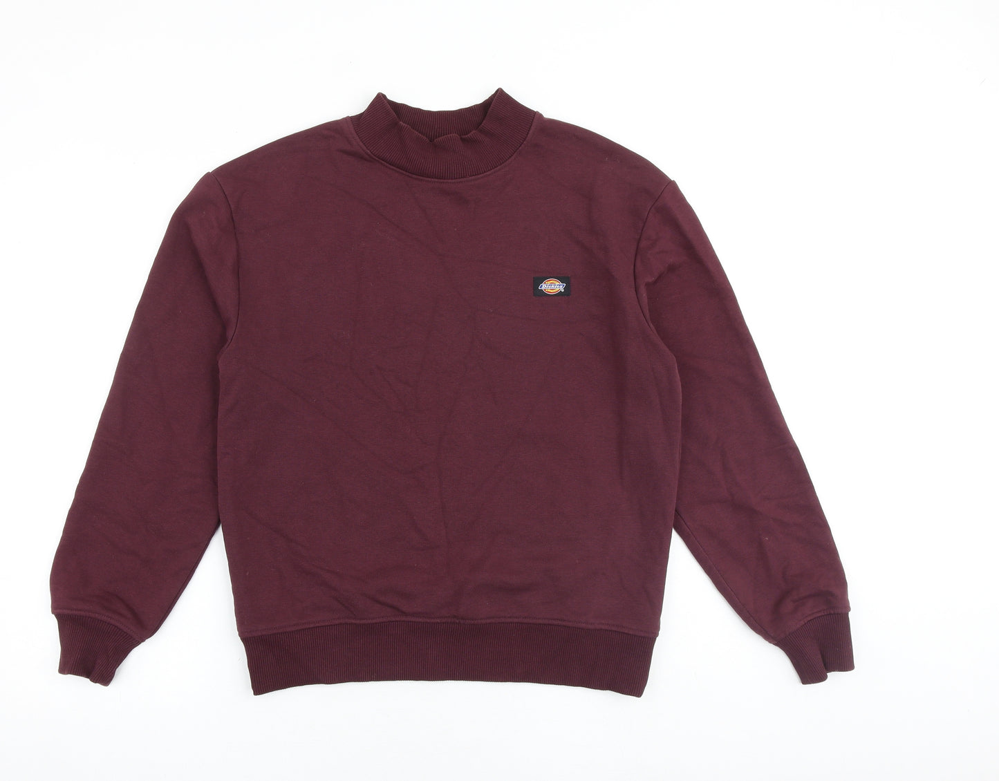 Dickies Mens Red Cotton Pullover Sweatshirt Size S