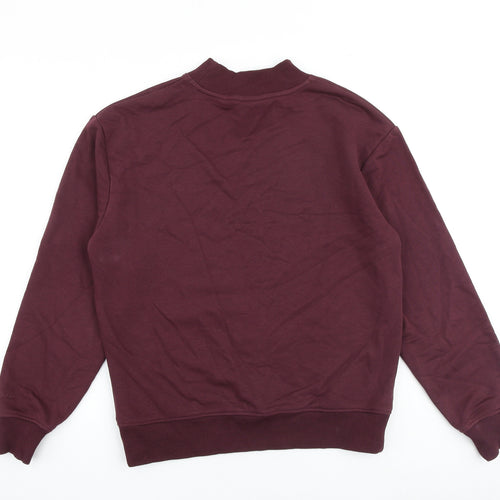 Dickies Mens Red Cotton Pullover Sweatshirt Size S