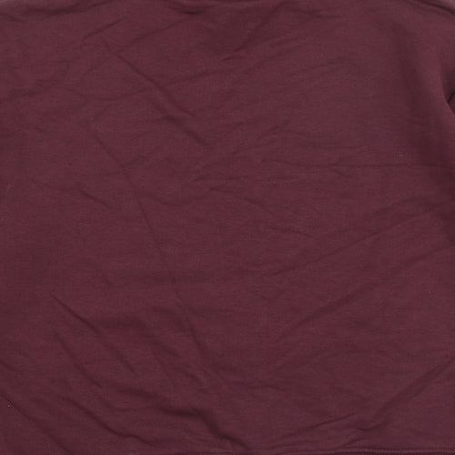 Dickies Mens Red Cotton Pullover Sweatshirt Size S