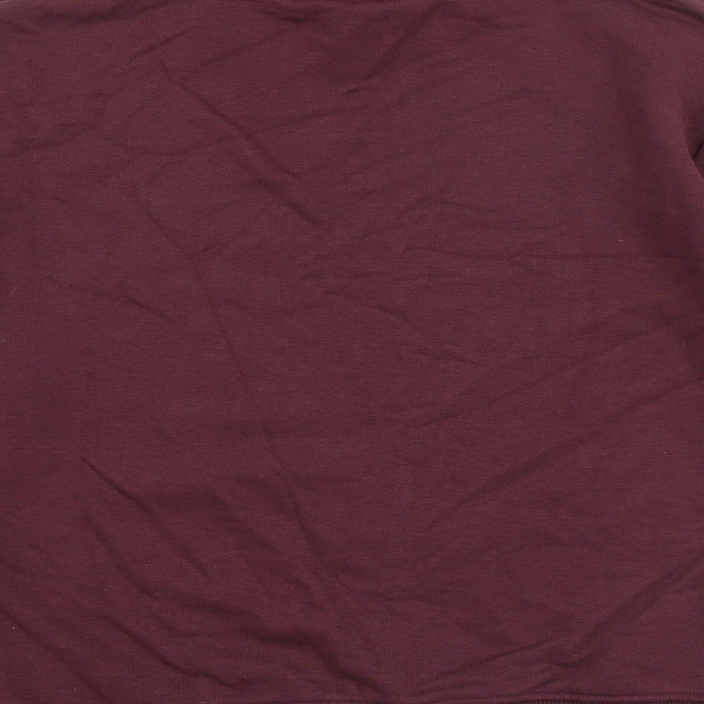 Dickies Mens Red Cotton Pullover Sweatshirt Size S