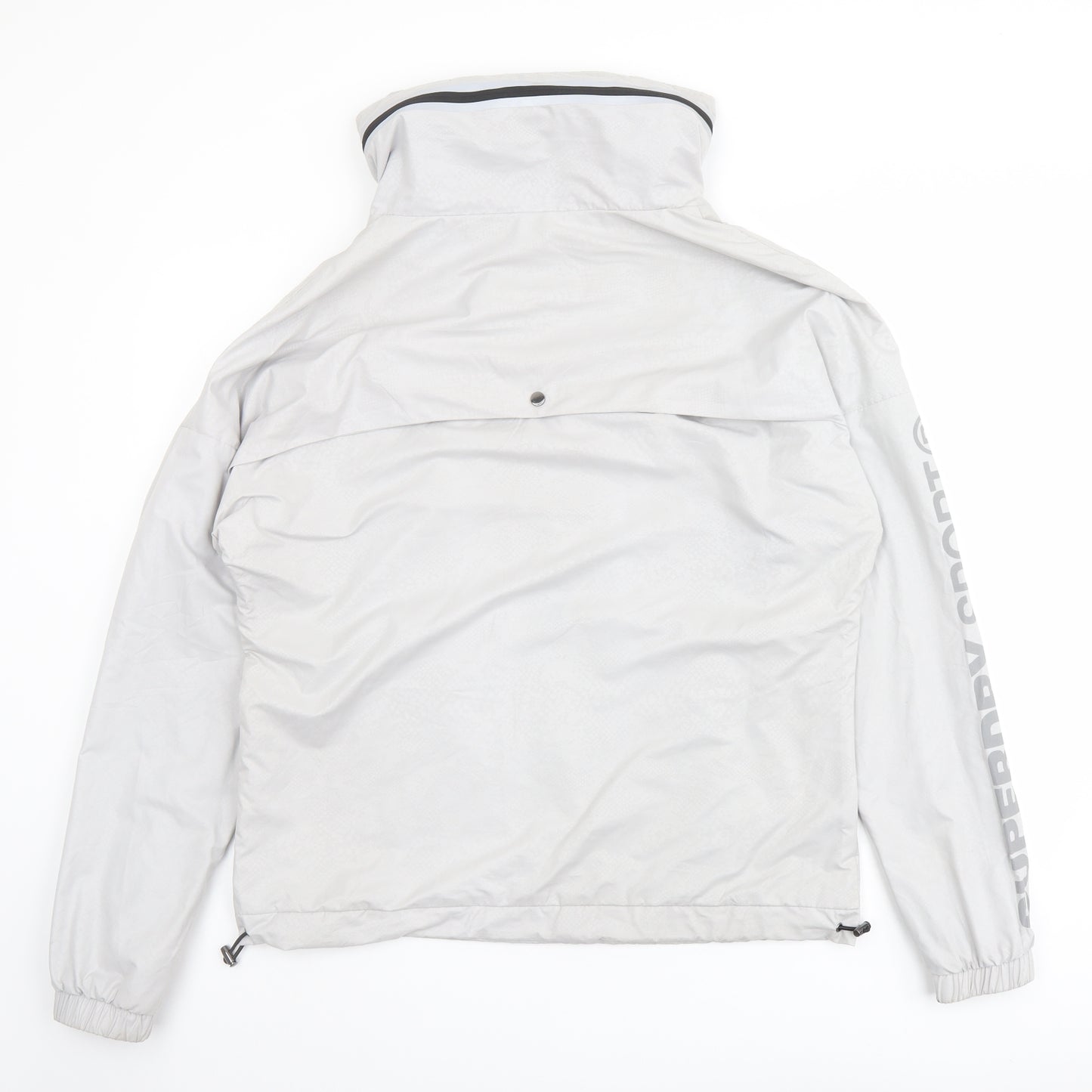 Superdry Mens Grey Jacket Size L Zip