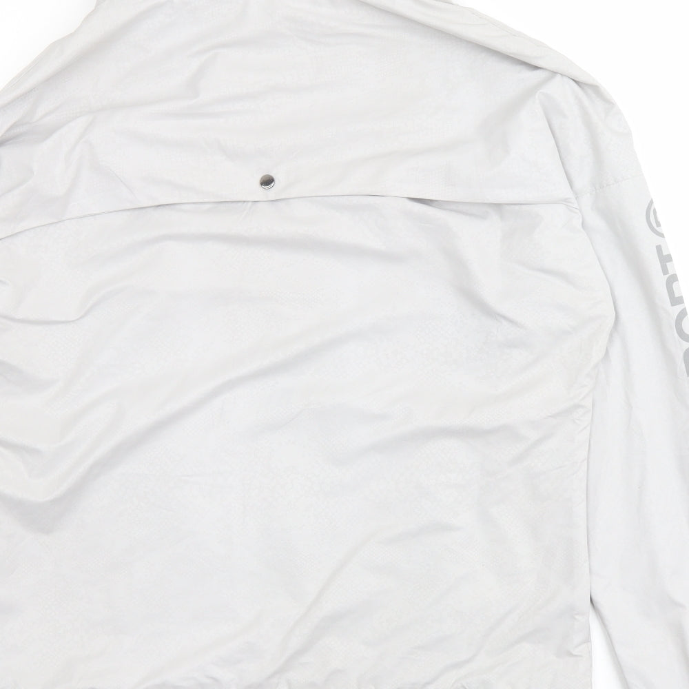 Superdry Mens Grey Jacket Size L Zip