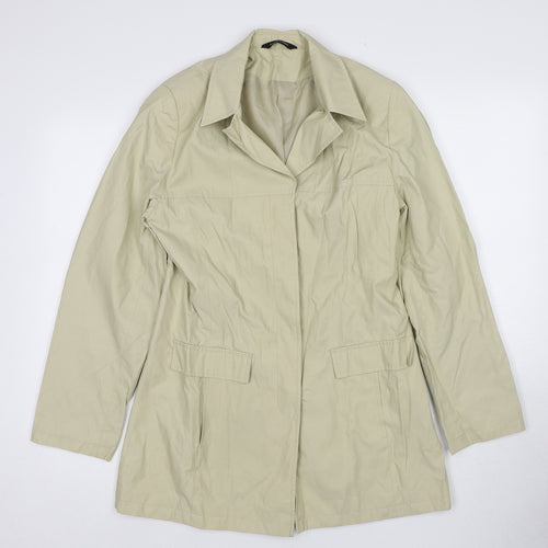 St. Bernard Womens Beige Jacket Size 12 Button