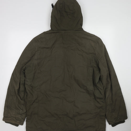 Threadbare Womens Green Jacket Size XL Zip