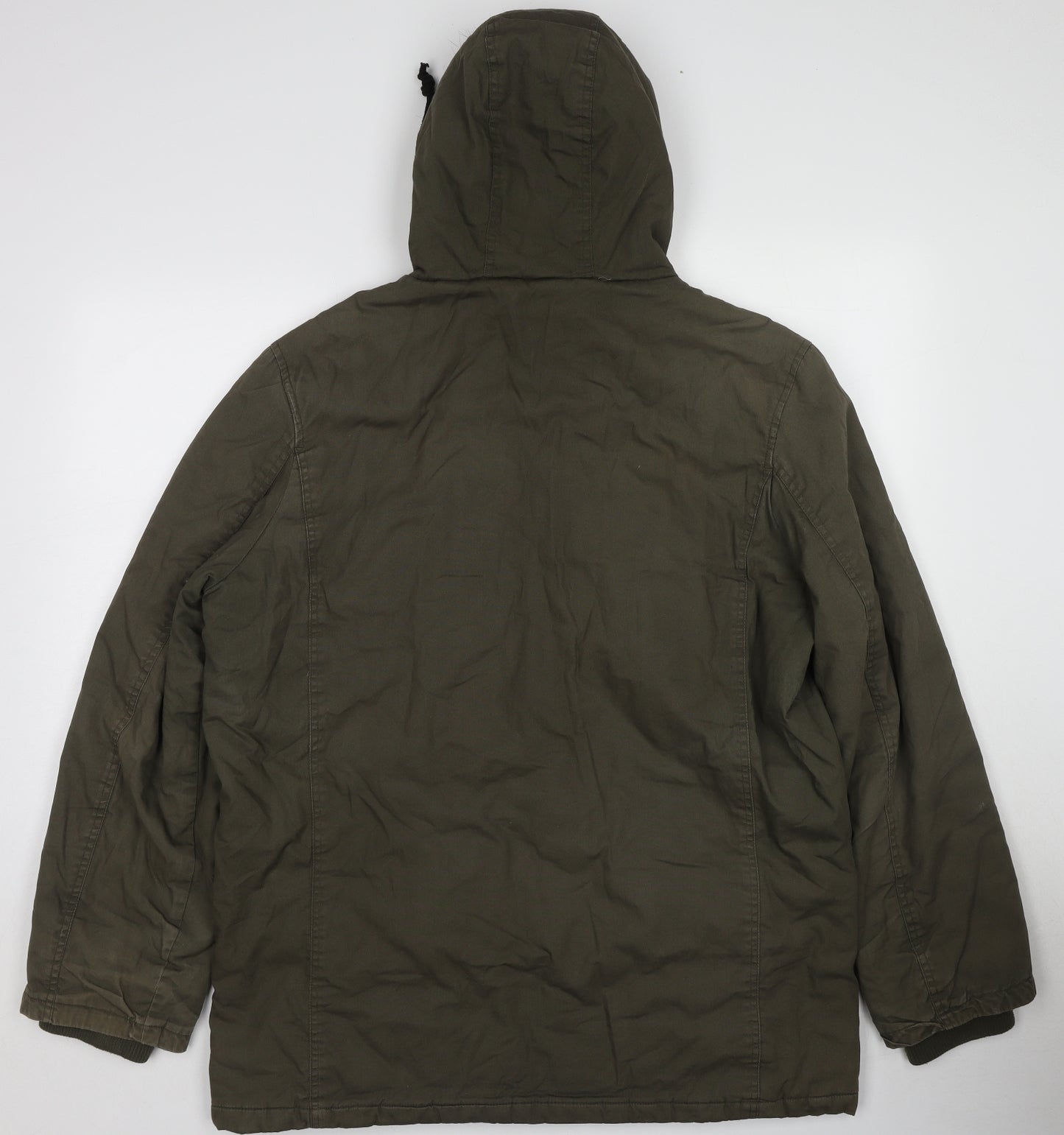 Threadbare Womens Green Jacket Size XL Zip