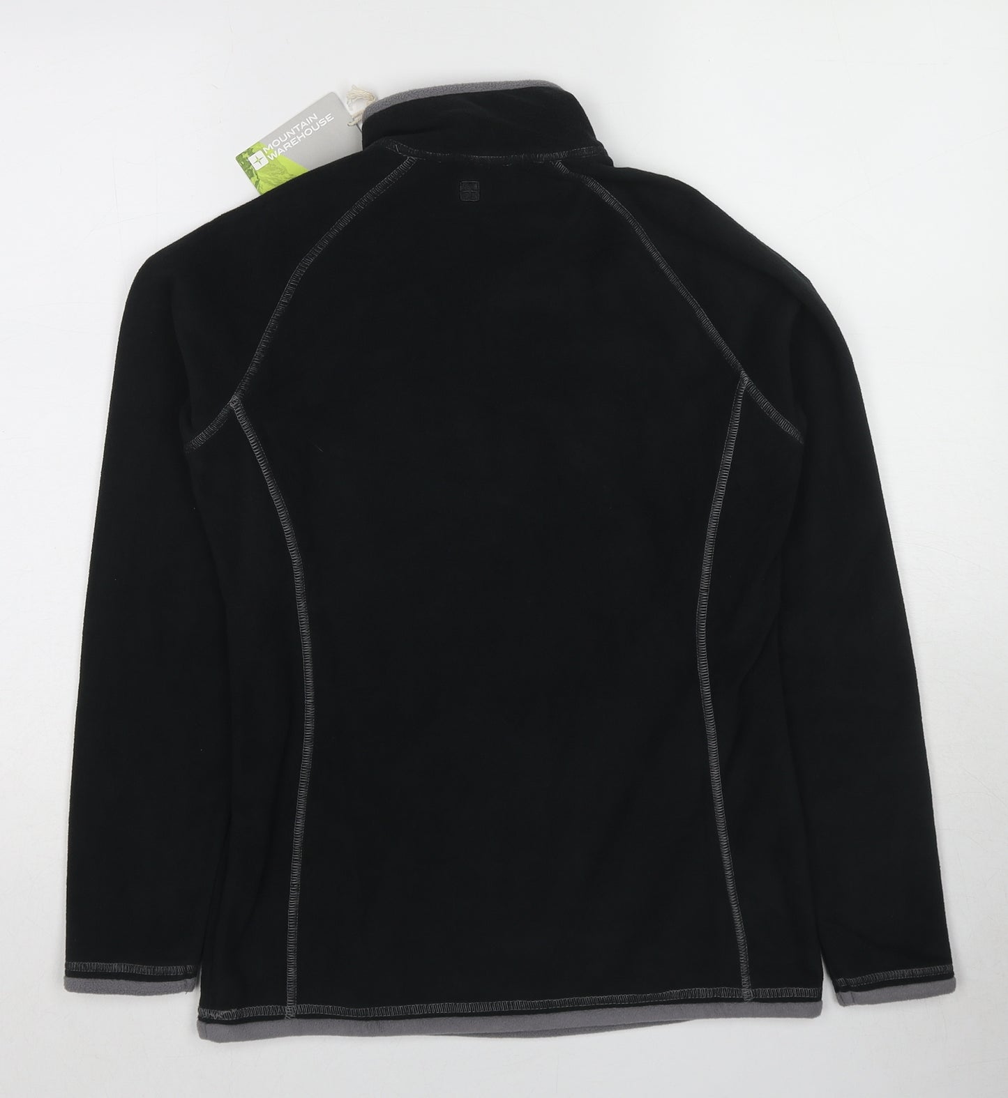 Mountain Warehouse Womens Black Polyester Pullover Sweatshirt Size 8 Pullover