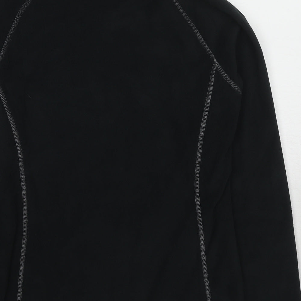 Mountain Warehouse Womens Black Polyester Pullover Sweatshirt Size 8 Pullover
