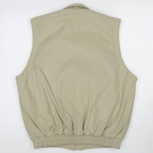 dunhill Womens Green Gilet Jacket Size L Zip