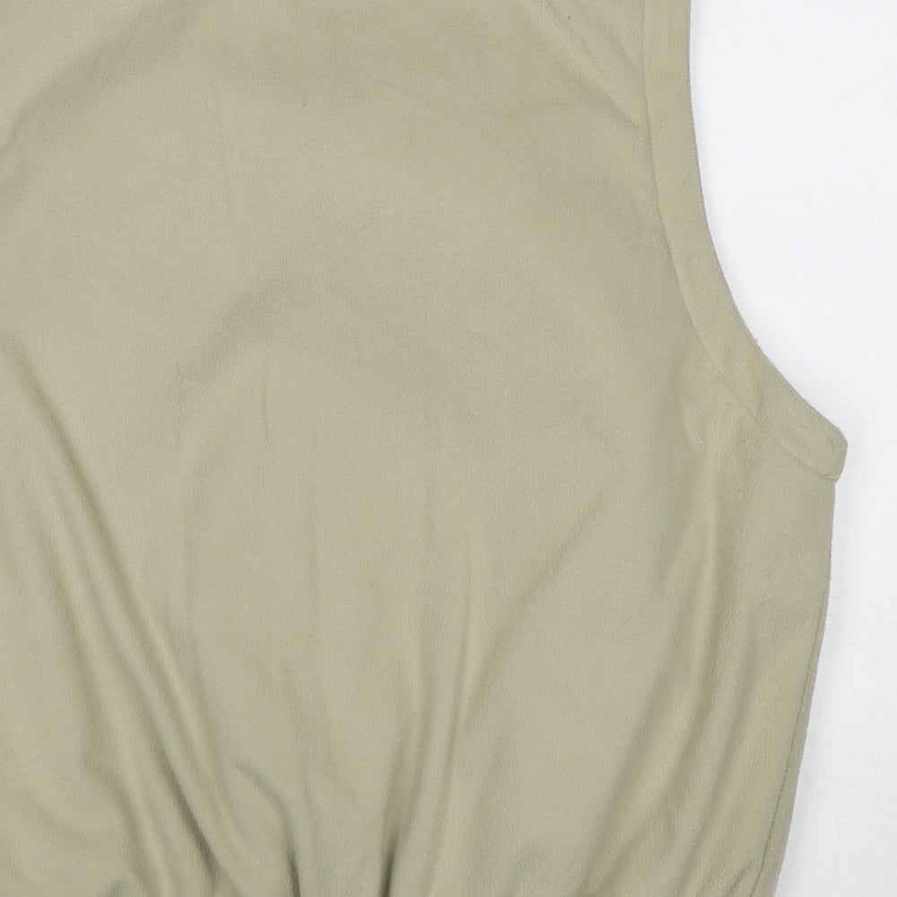 dunhill Womens Green Gilet Jacket Size L Zip