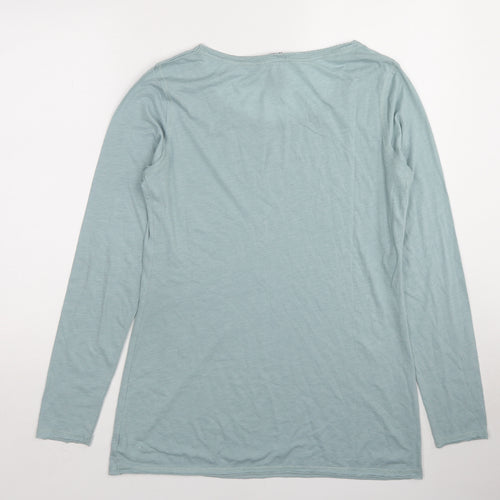 NEXT Womens Blue Cotton Basic T-Shirt Size 16 Round Neck