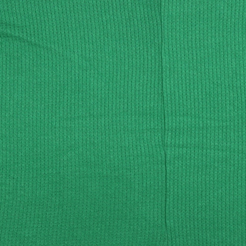 Apricot Womens Green Viscose Basic T-Shirt Size 14 Round Neck