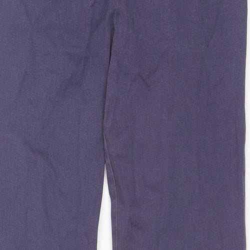 BHS Womens Purple Cotton Tapered Jeans Size 14 L28 in Regular