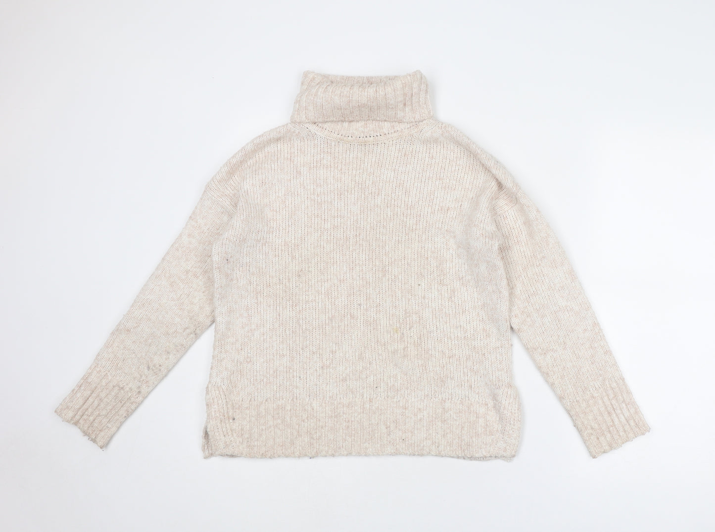 Banana Republic Womens Pink Roll Neck Polyester Pullover Jumper Size XS