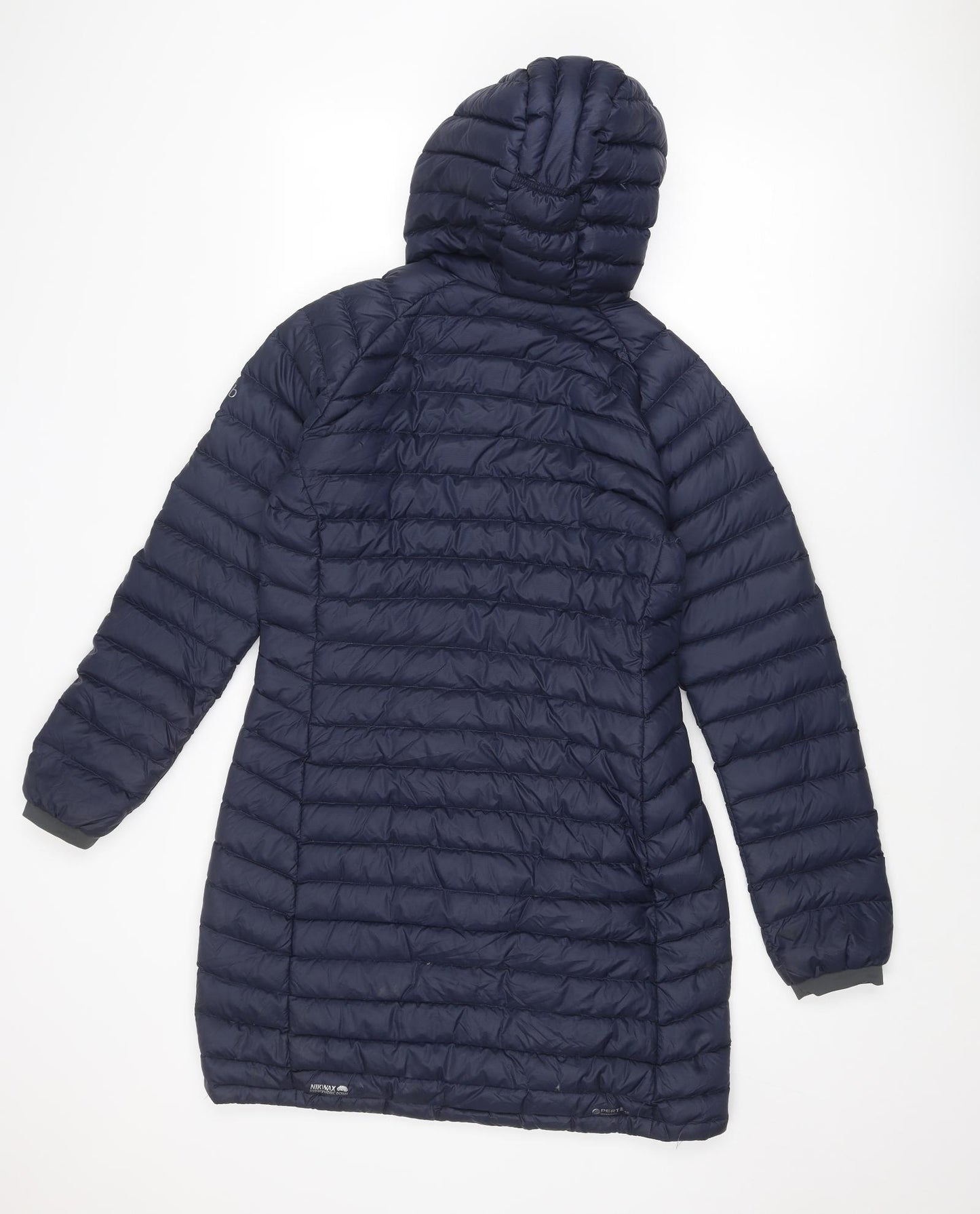 RAB Womens Blue Quilted Coat Size 10 Zip