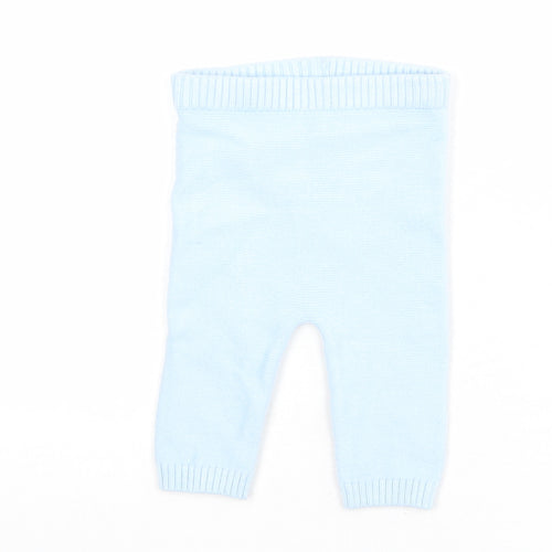 Marks and Spencer Baby Blue Viscose Jogger Leggings Size 3-6 Months Pullover