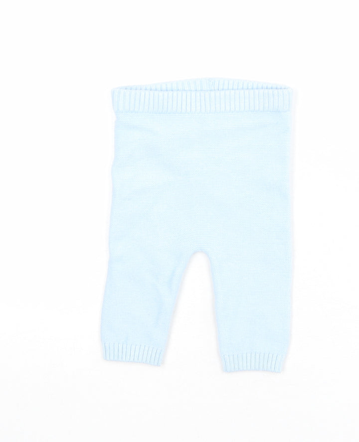 Marks and Spencer Baby Blue Viscose Jogger Leggings Size 3-6 Months Pullover