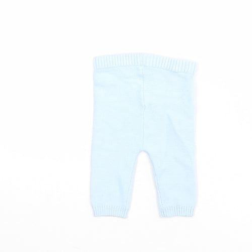 Marks and Spencer Baby Blue Viscose Jogger Leggings Size 3-6 Months Pullover
