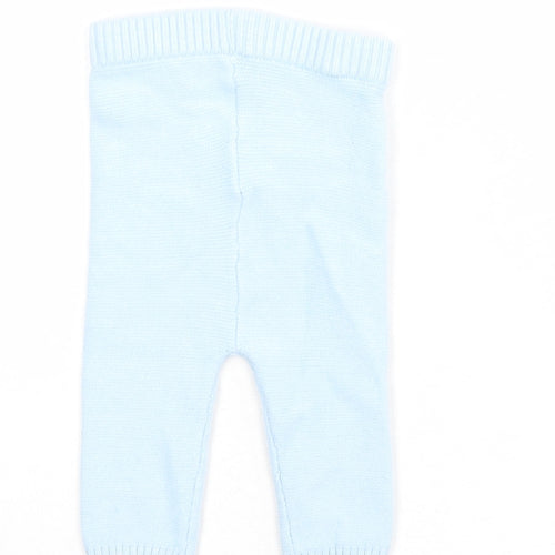 Marks and Spencer Baby Blue Viscose Jogger Leggings Size 3-6 Months Pullover